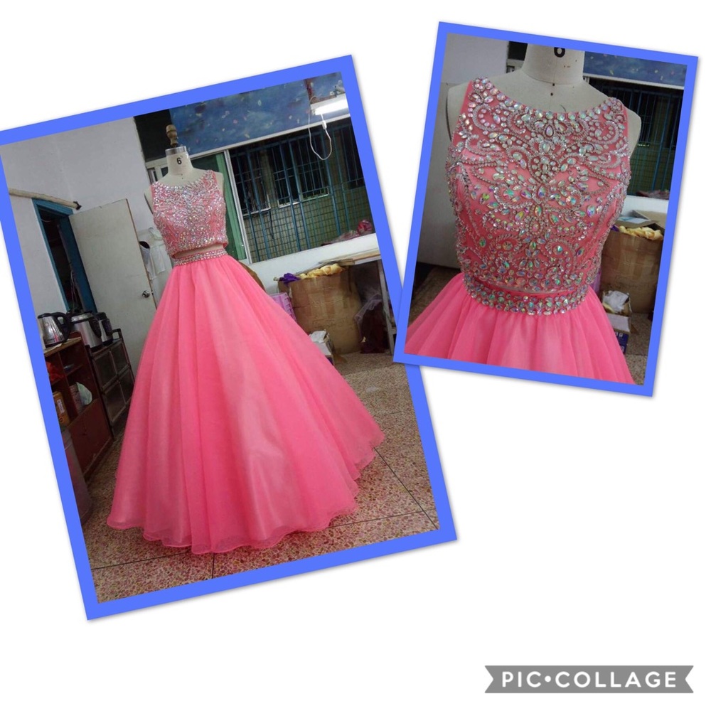 2 piece gown